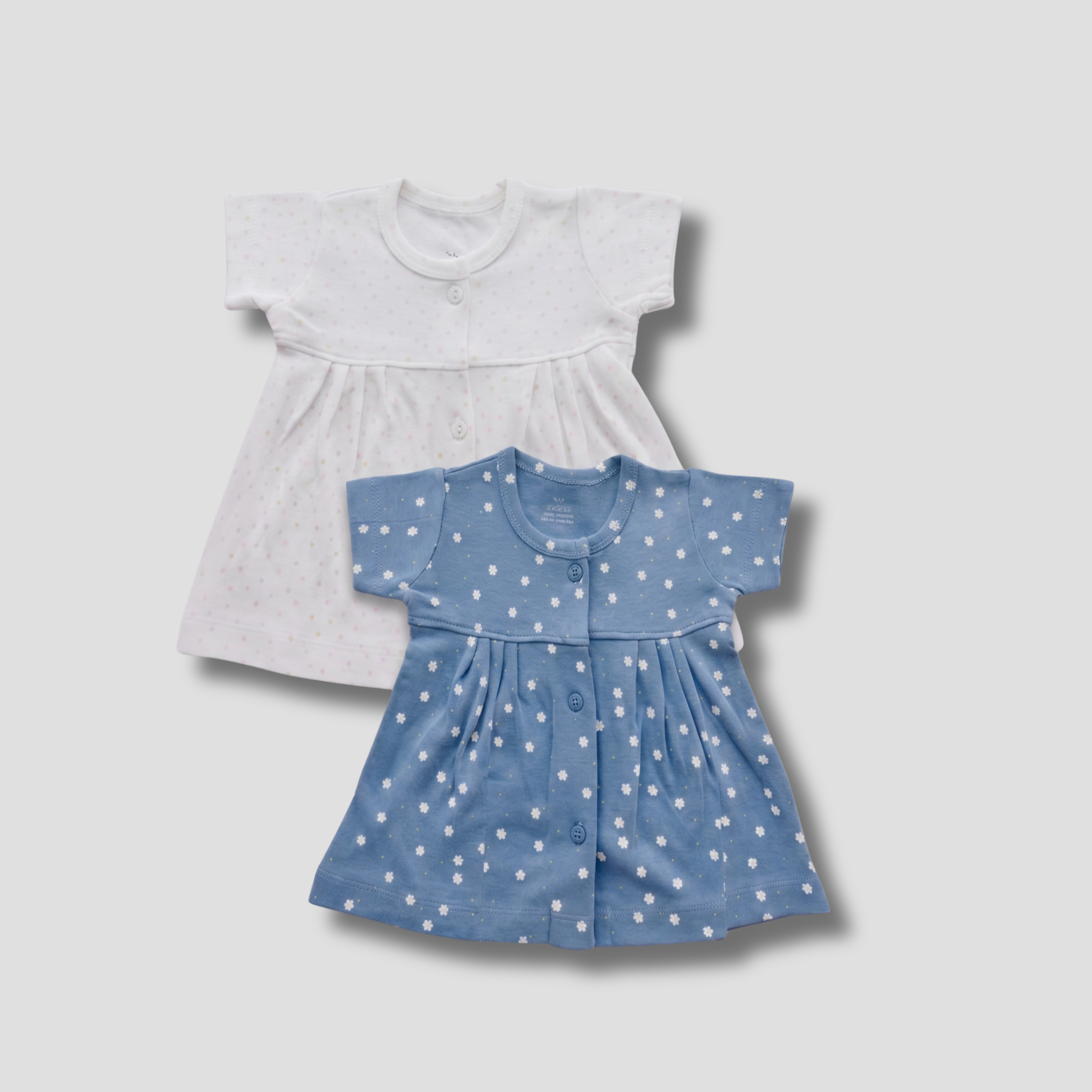 Newborn Cotton Frock Combo | Pack of 2