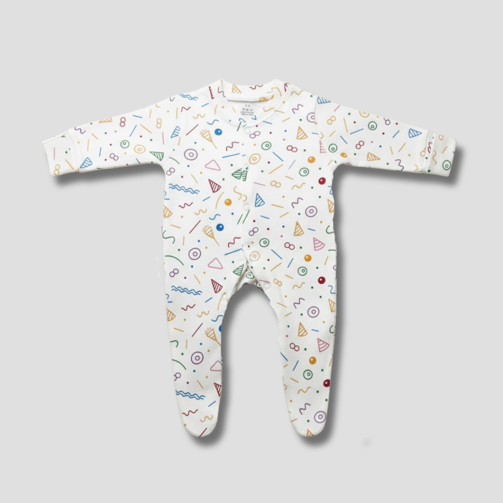 Baby Printed Full Sleeve Romper Combo Pack of 3