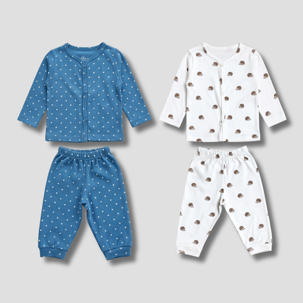 BABY COTTON JUMPSUIT COMBO – PACK OF 2