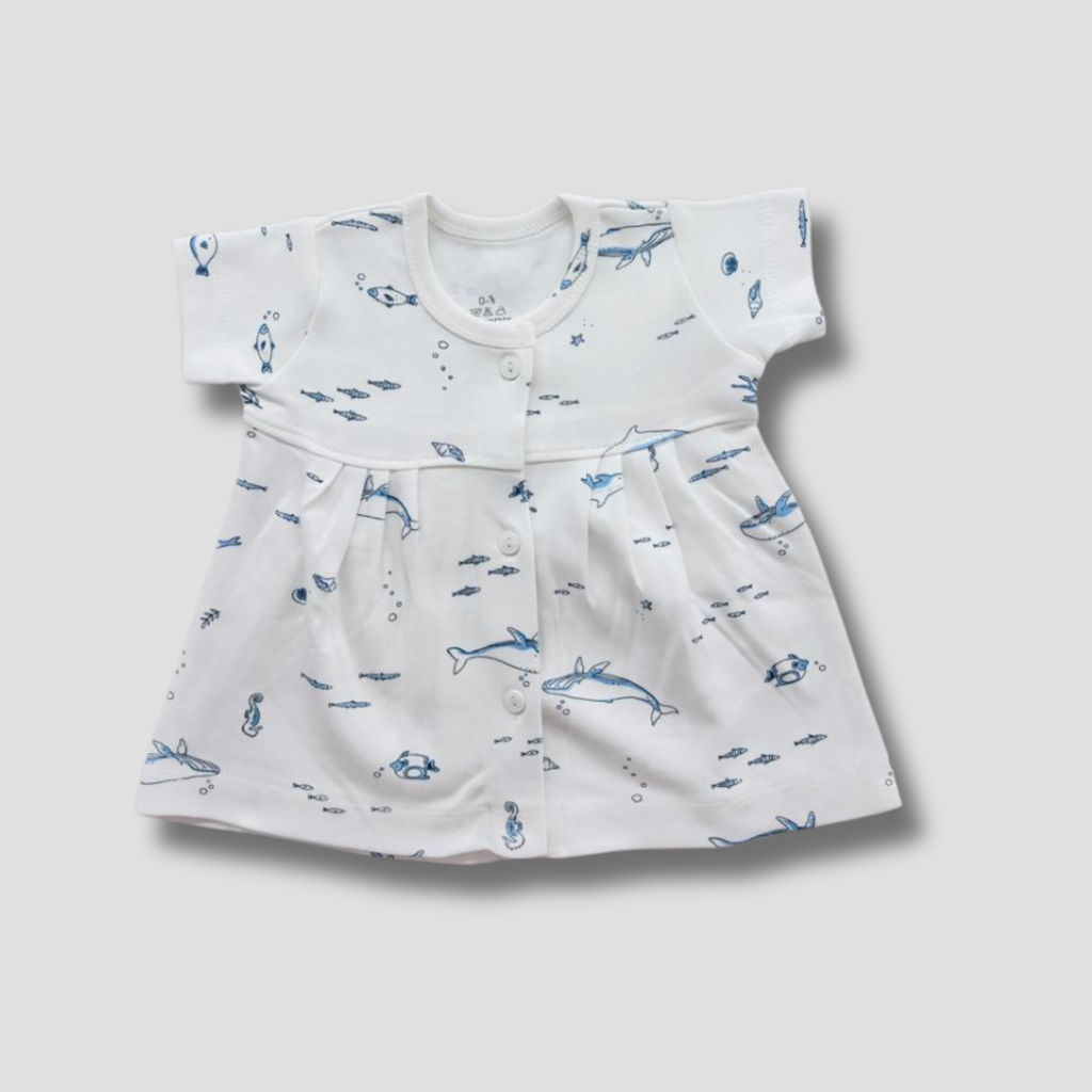 Newborn Cotton Frock Combo – Pack of 3
